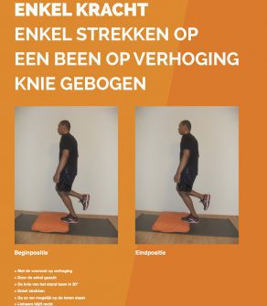 ENKEL | KRACHT | ENKEL STREKKEN OP EEN BEEN OP VERHOGING KNIE GEBOGEN | HOS 1.16