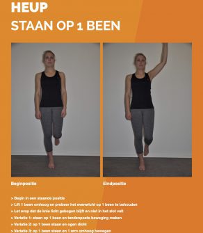 HEUP | STAAN OP 1 BEEN | HOS 1.16